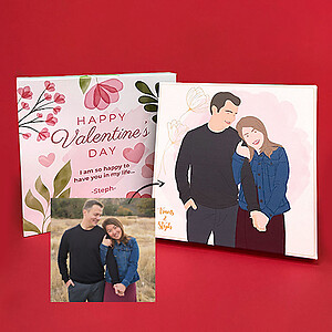 Gift Set-Custom Illustrated Portrait on 10